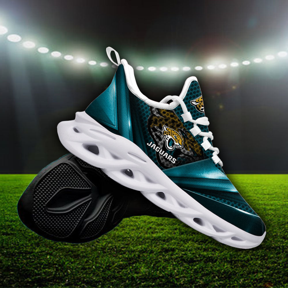 Ideafootwear Jacksonville Jaguars NFL Max Soul Shoes Sneakers For Men And Women