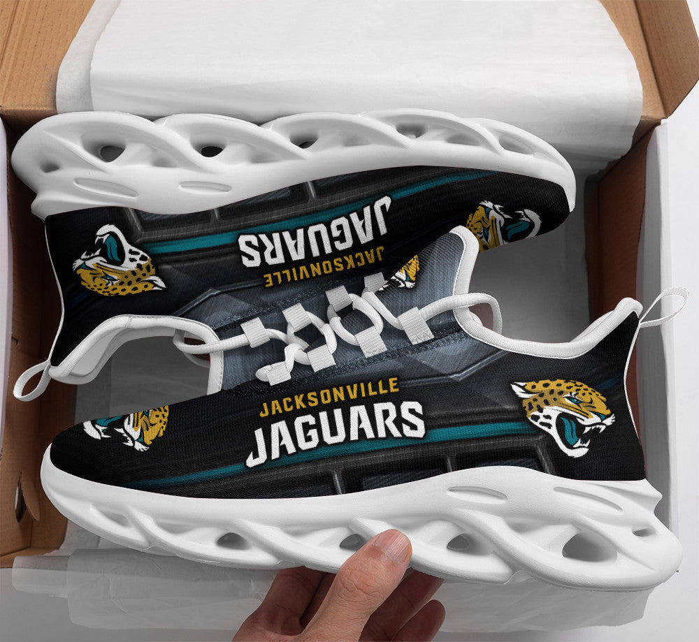 Ideafootwear Jacksonville Jaguars NFL Max Soul Shoes Sneakers For Men And Women
