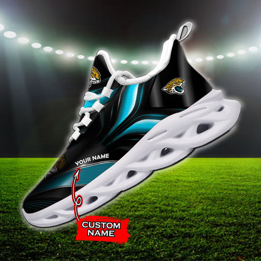 Ideafootwear Jacksonville Jaguars NFL Max Soul Shoes Sneakers For Men And Women