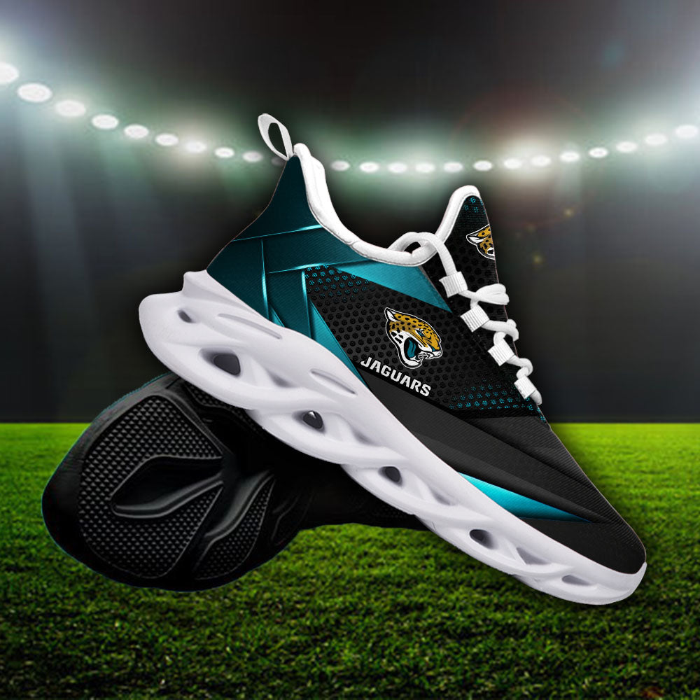 Ideafootwear Jacksonville Jaguars NFL Max Soul Shoes Sneakers For Men And Women
