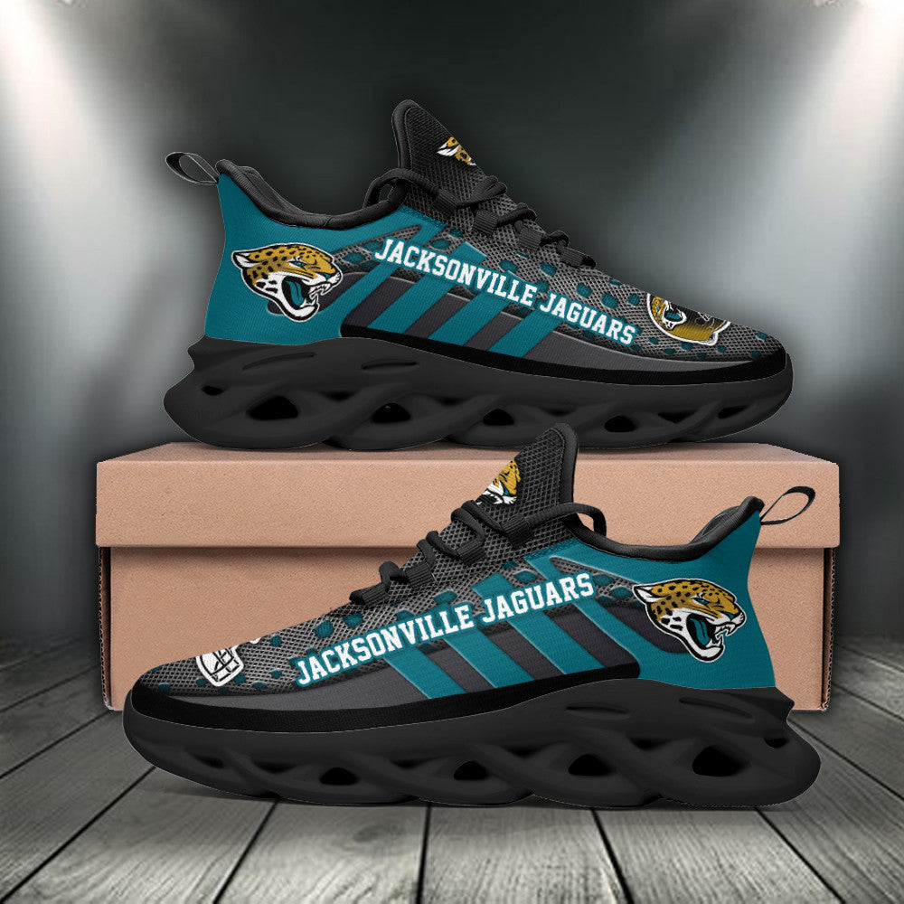 Ideafootwear Jacksonville Jaguars NFL Max Soul Shoes Sneakers For Men And Women