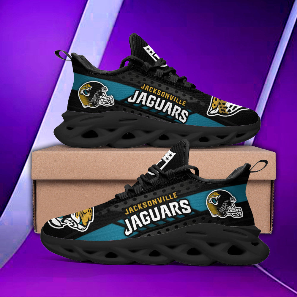 Ideafootwear Jacksonville Jaguars NFL Max Soul Shoes Sneakers For Men And Women