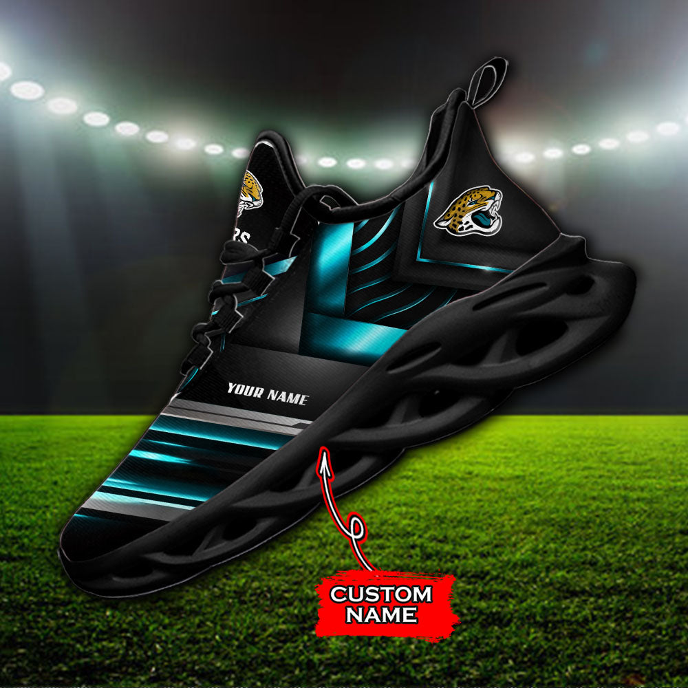 Ideafootwear Jacksonville Jaguars NFL Max Soul Shoes Sneakers For Men And Women