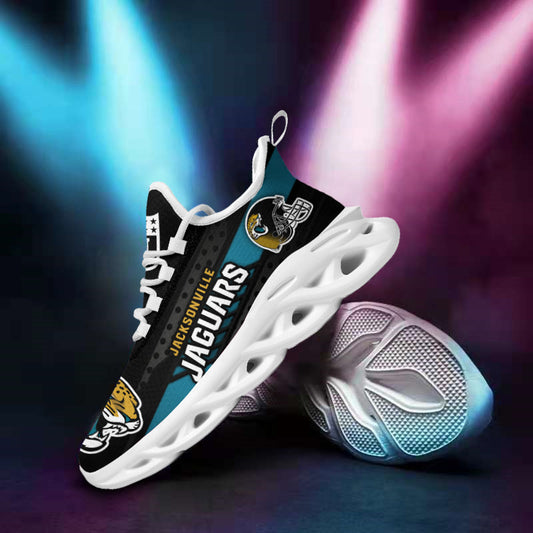 Ideafootwear Jacksonville Jaguars NFL Max Soul Shoes Sneakers For Men And Women