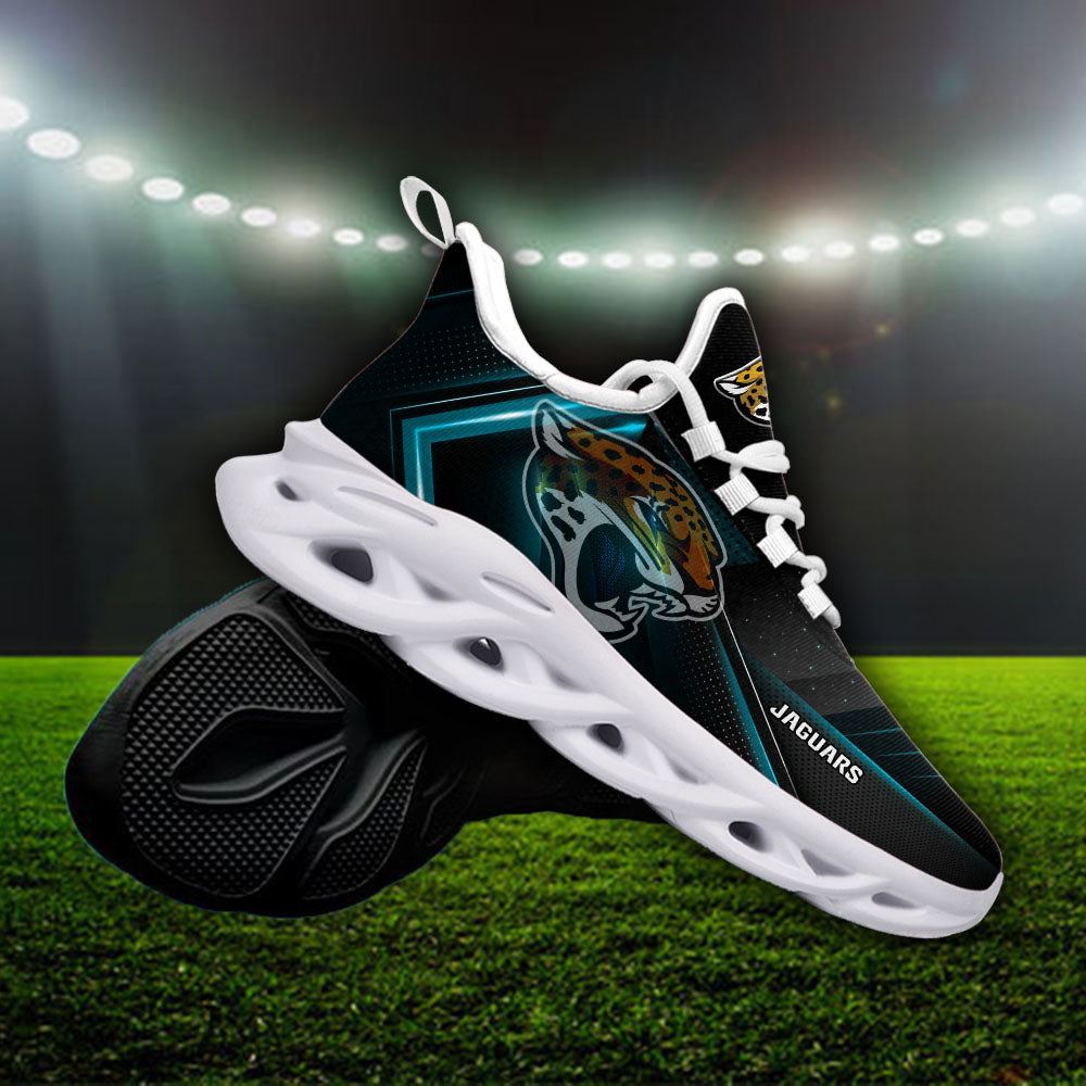 Ideafootwear Jacksonville Jaguars NFL Max Soul Shoes Sneakers For Men And Women
