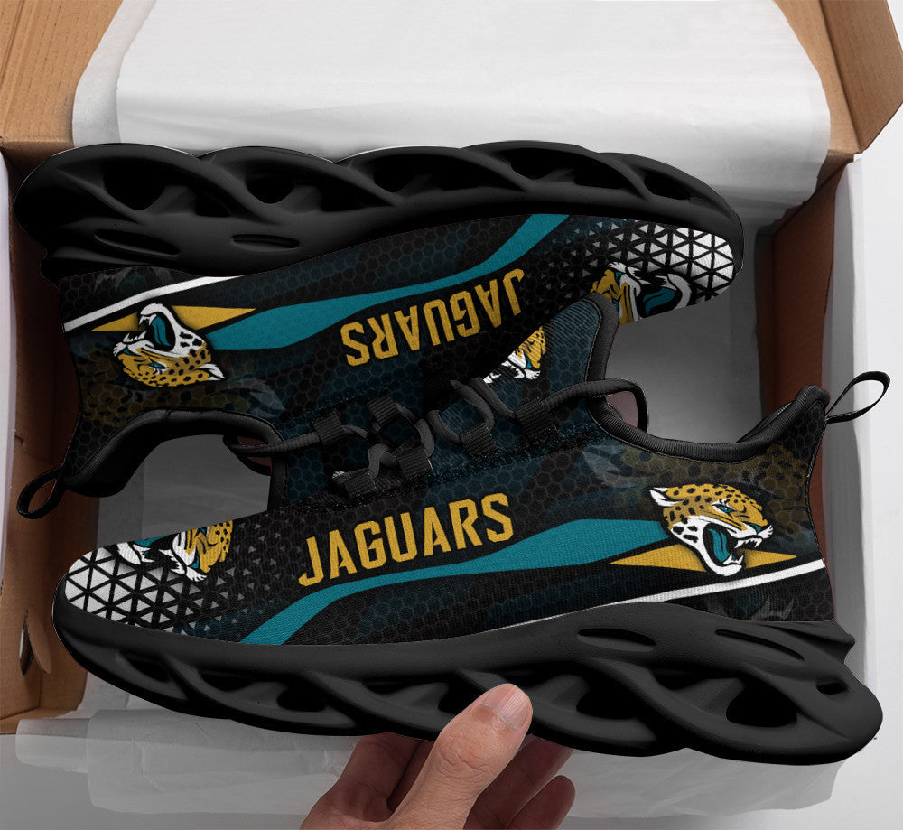 Ideafootwear Jacksonville Jaguars NFL Max Soul Shoes Sneakers For Men And Women