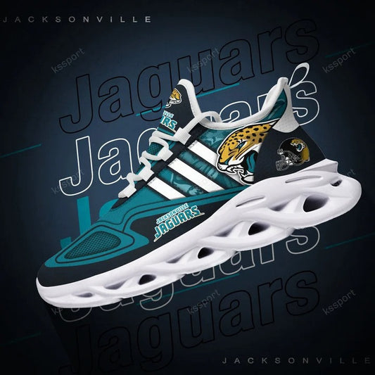 Ideafootwear Jacksonville Jaguars NFL Max Soul Shoes Sneakers For Men And Women