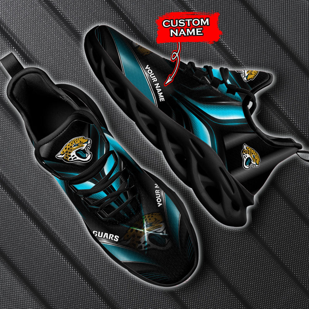 Ideafootwear Jacksonville Jaguars NFL Max Soul Shoes Sneakers For Men And Women