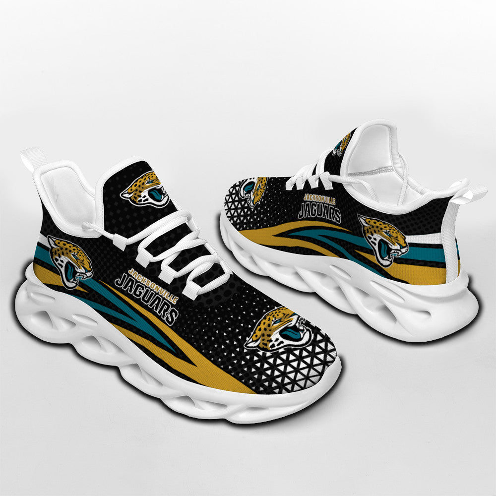 Ideafootwear Jacksonville Jaguars NFL Max Soul Shoes Sneakers For Men And Women