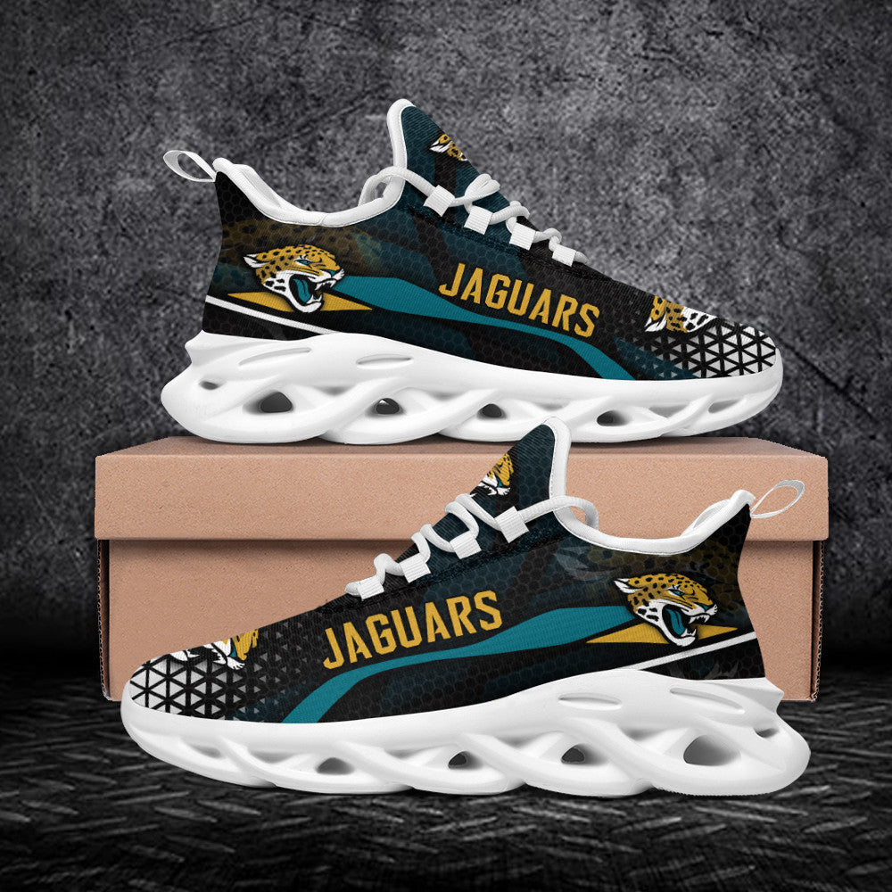 Ideafootwear Jacksonville Jaguars NFL Max Soul Shoes Sneakers For Men And Women