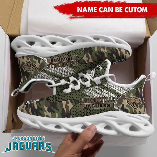 Ideafootwear Jacksonville Jaguars NFL Max Soul Shoes Sneakers For Men And Women