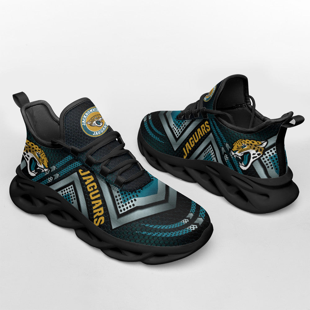 Ideafootwear Jacksonville Jaguars NFL Max Soul Shoes Sneakers For Men And Women