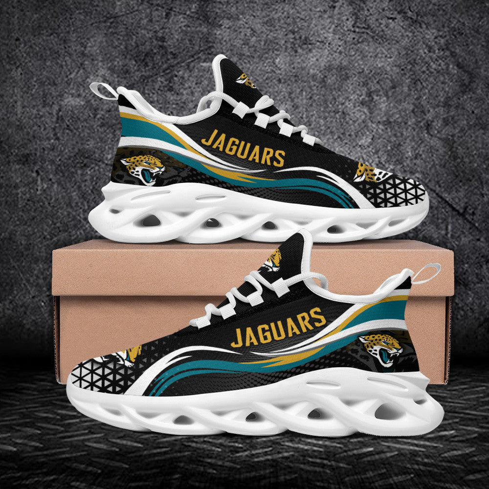 Ideafootwear Jacksonville Jaguars NFL Max Soul Shoes Sneakers For Men And Women