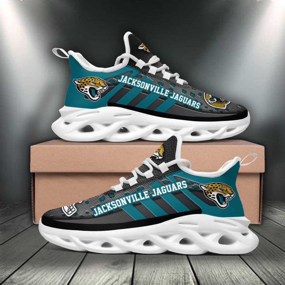 Ideafootwear Jacksonville Jaguars NFL Max Soul Shoes Sneakers For Men And Women