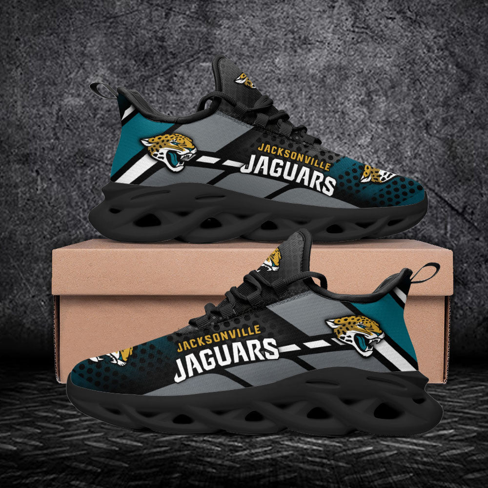 Ideafootwear Jacksonville Jaguars NFL Max Soul Shoes Sneakers For Men And Women