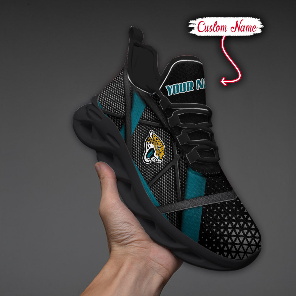Ideafootwear Jacksonville Jaguars NFL Max Soul Shoes Sneakers For Men And Women