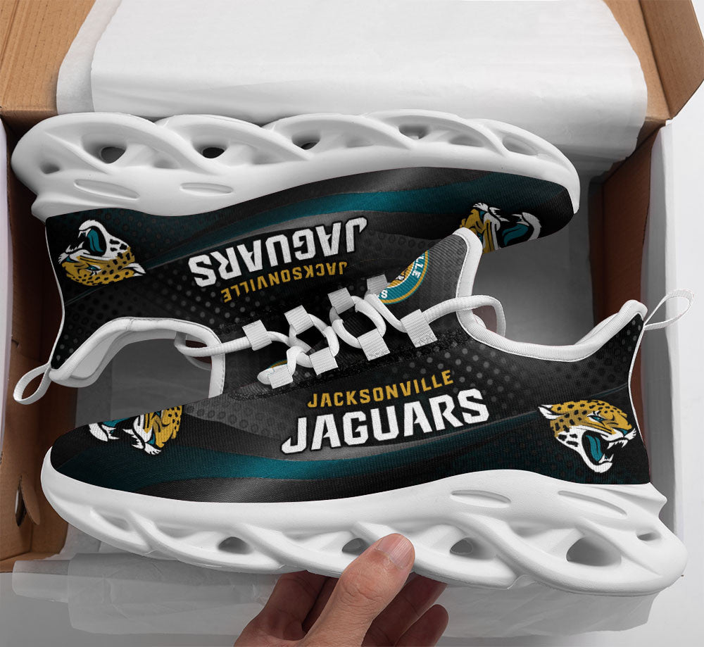 Ideafootwear Jacksonville Jaguars NFL Max Soul Shoes Sneakers For Men And Women