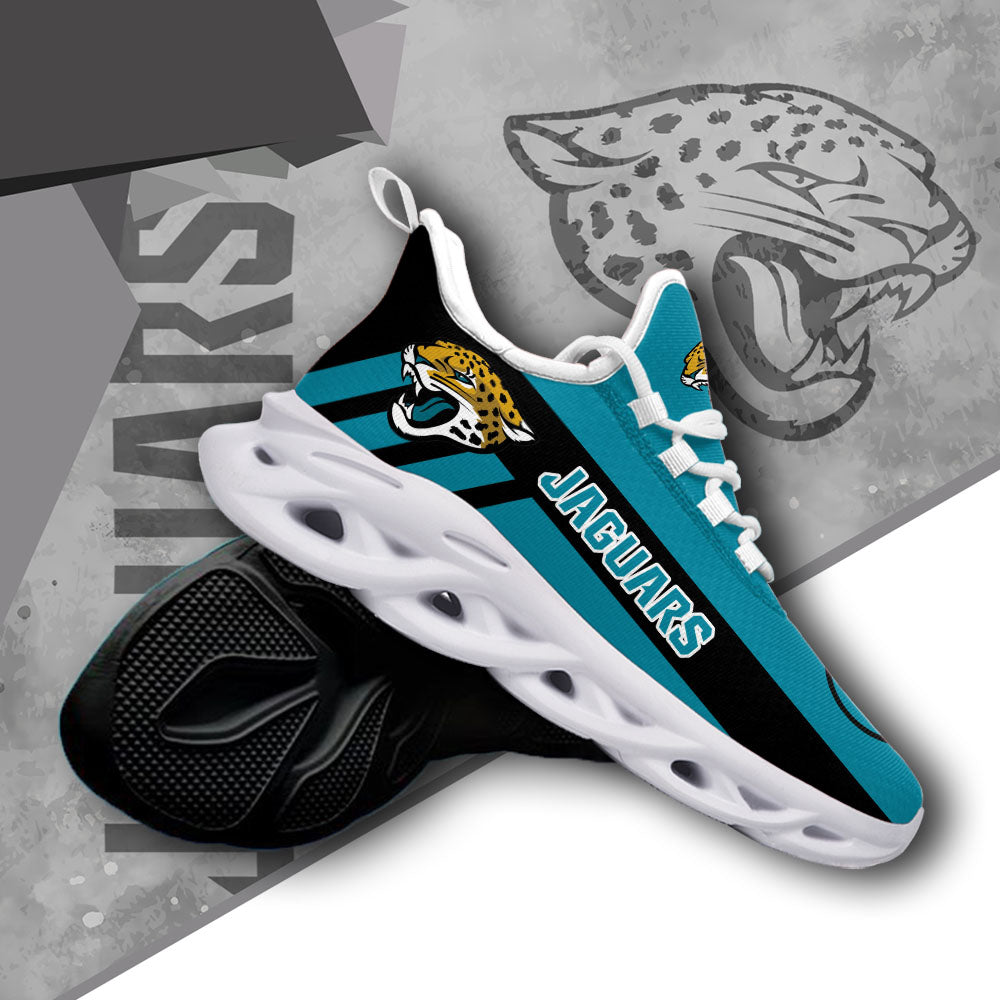 Ideafootwear Jacksonville Jaguars NFL Max Soul Shoes Sneakers For Men And Women