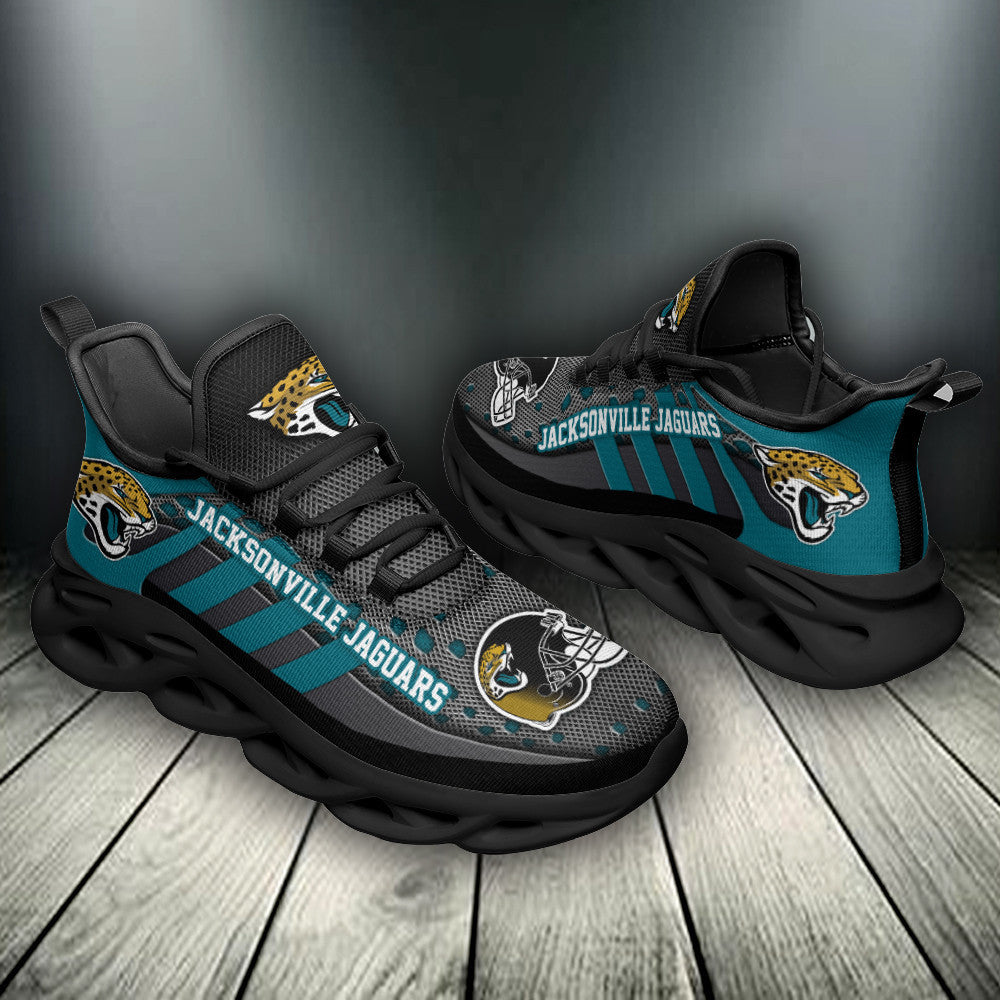 Ideafootwear Jacksonville Jaguars NFL Max Soul Shoes Sneakers For Men And Women