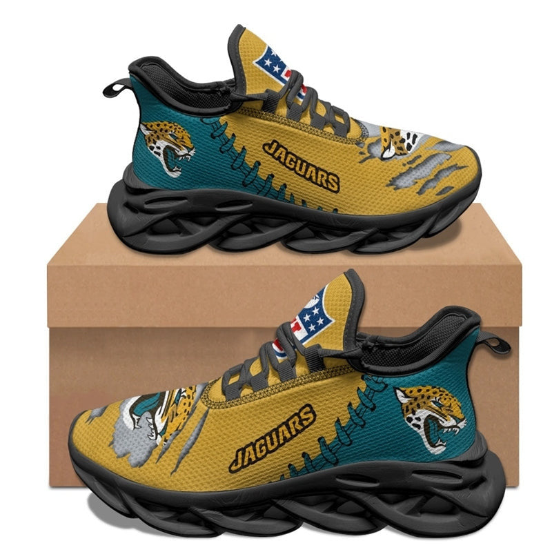 Ideafootwear Jacksonville Jaguars NFL Max Soul Shoes Sneakers For Men And Women