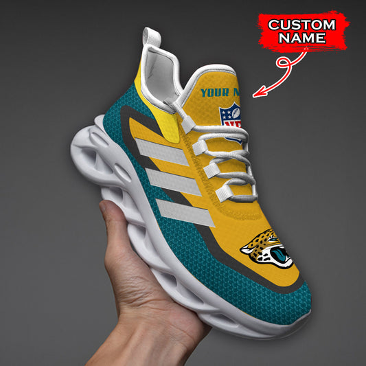 Ideafootwear Jacksonville Jaguars NFL Max Soul Shoes Sneakers For Men And Women