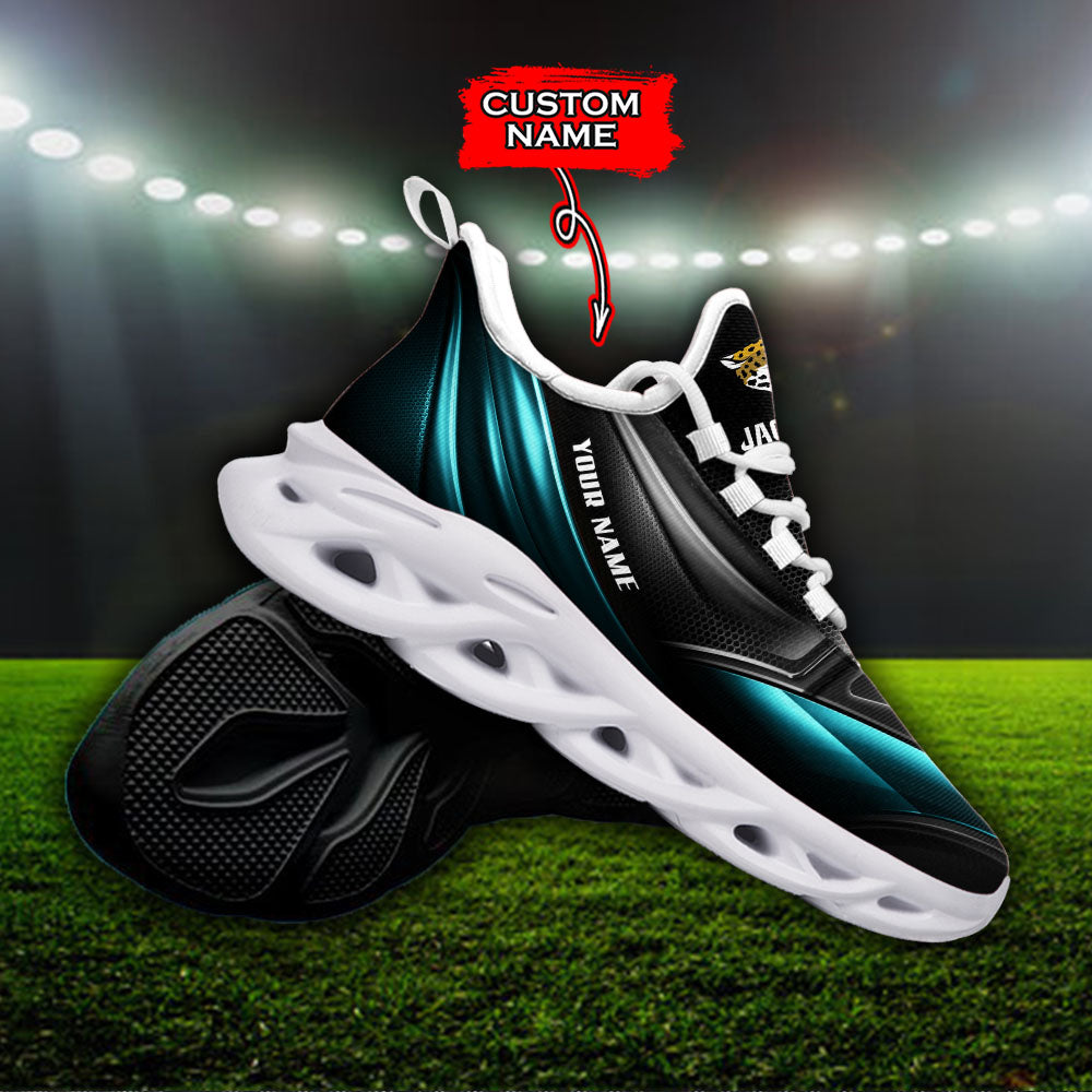 Ideafootwear Jacksonville Jaguars NFL Max Soul Shoes Sneakers For Men And Women