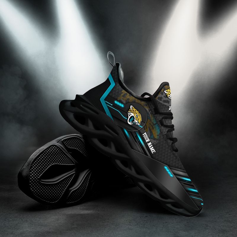 Ideafootwear Jacksonville Jaguars NFL Max Soul Shoes Sneakers For Men And Women
