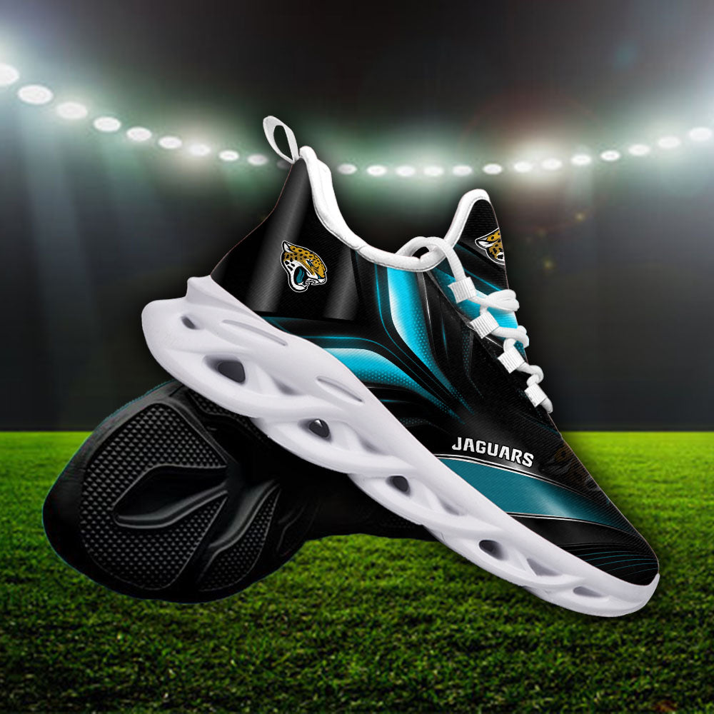 Ideafootwear Jacksonville Jaguars NFL Max Soul Shoes Sneakers For Men And Women