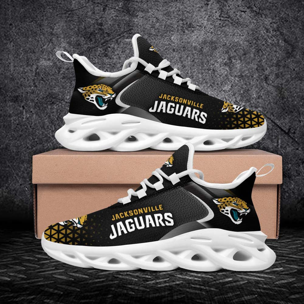 Ideafootwear Jacksonville Jaguars NFL Max Soul Shoes Sneakers For Men And Women