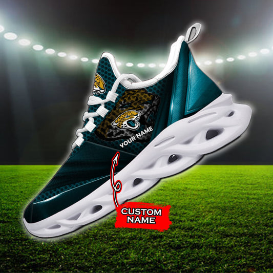 Ideafootwear Jacksonville Jaguars NFL Max Soul Shoes Sneakers For Men And Women