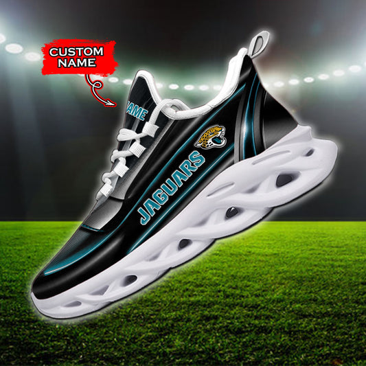 Ideafootwear Jacksonville Jaguars NFL Max Soul Shoes Sneakers For Men And Women