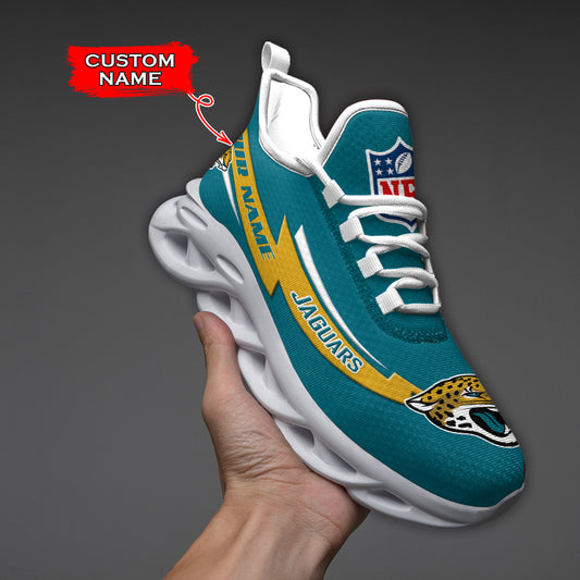 Ideafootwear Jacksonville Jaguars NFL Max Soul Shoes Sneakers For Men And Women