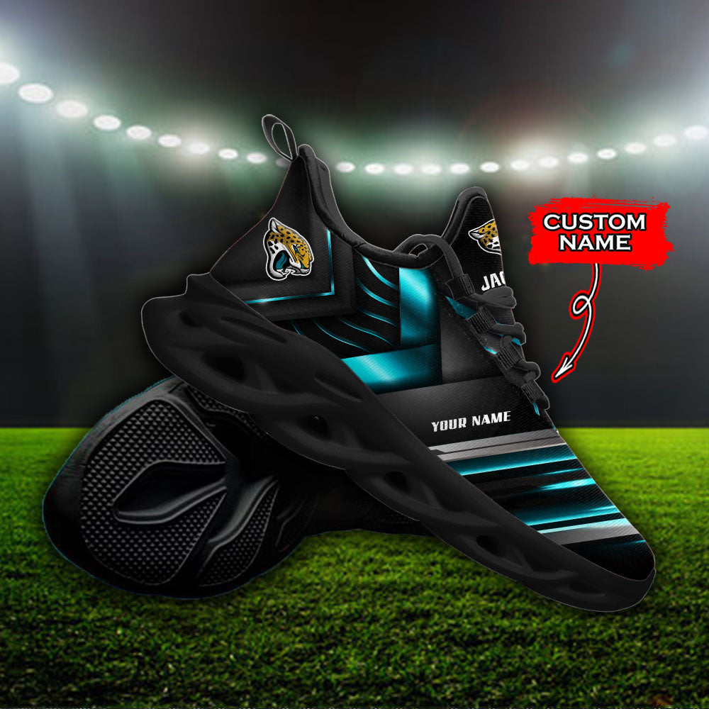 Ideafootwear Jacksonville Jaguars NFL Max Soul Shoes Sneakers For Men And Women