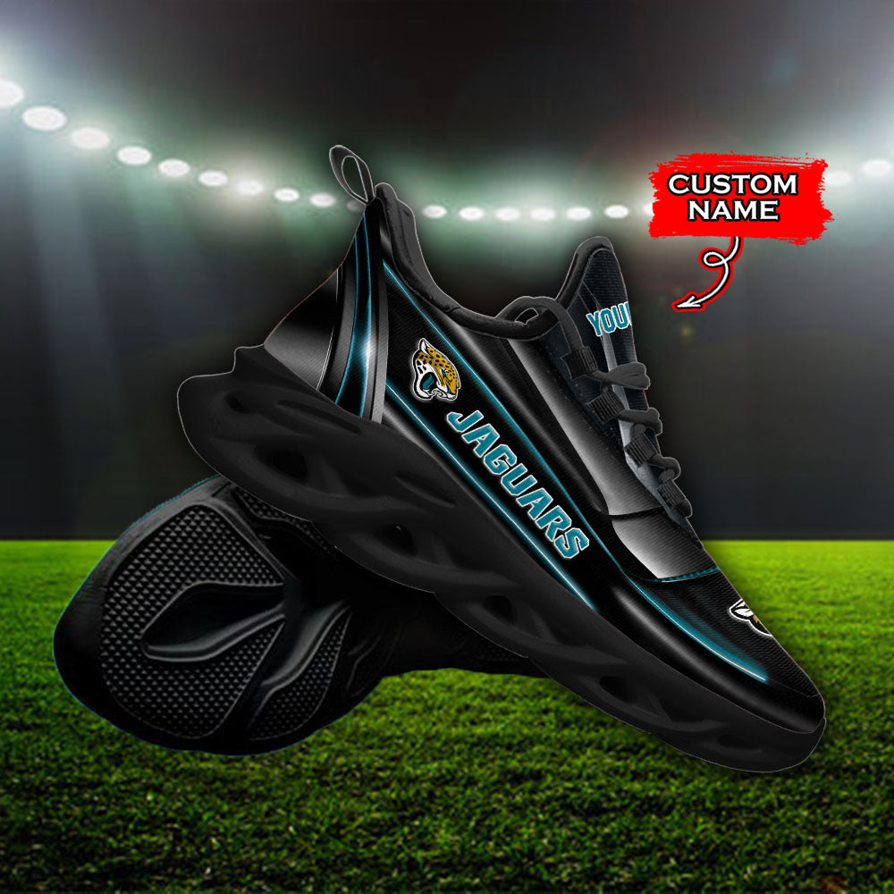 Ideafootwear Jacksonville Jaguars NFL Max Soul Shoes Sneakers For Men And Women