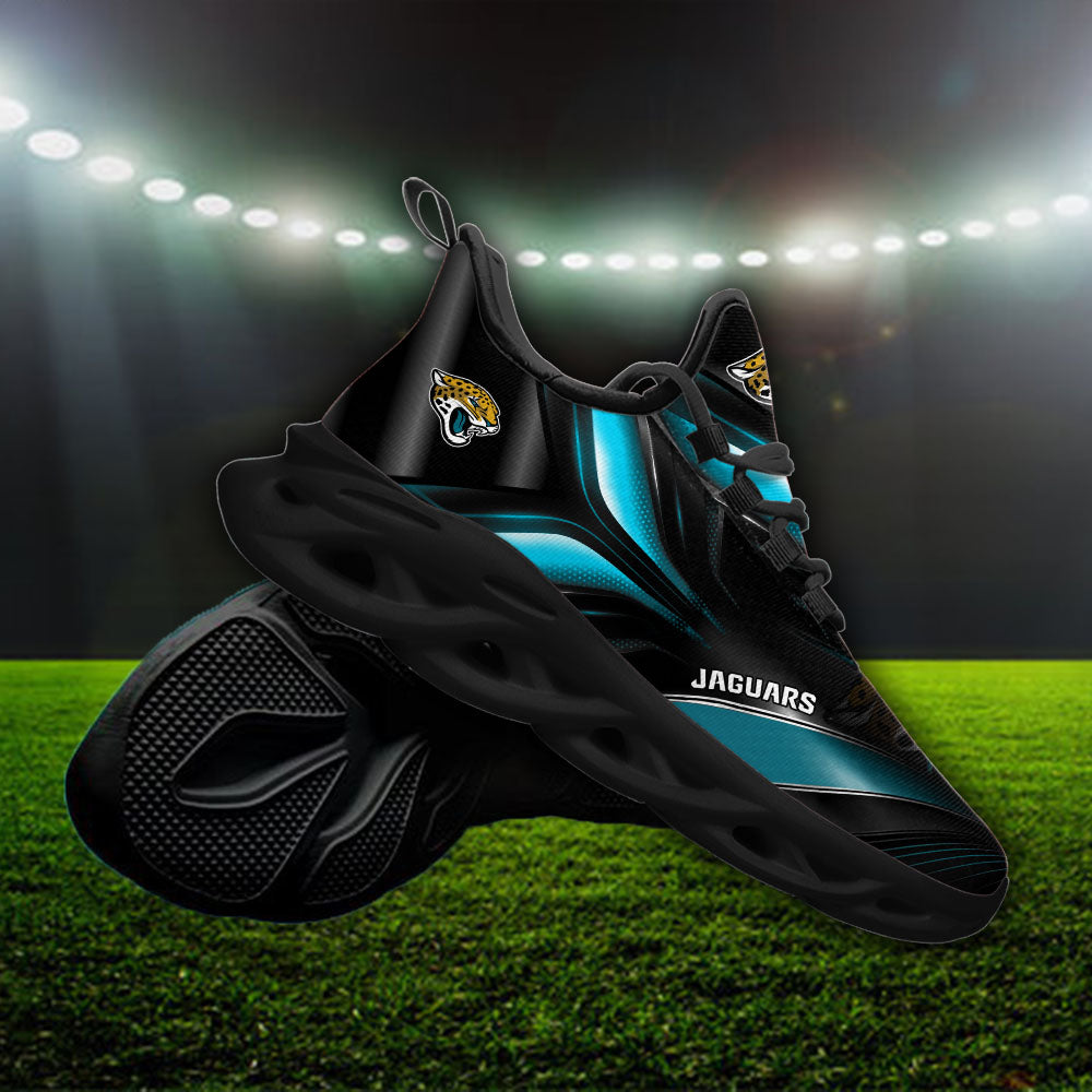 Ideafootwear Jacksonville Jaguars NFL Max Soul Shoes Sneakers For Men And Women