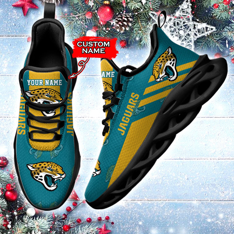 Ideafootwear Jacksonville Jaguars NFL Max Soul Shoes Sneakers For Men And Women