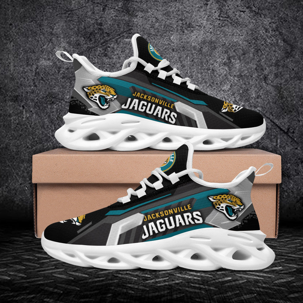 Ideafootwear Jacksonville Jaguars NFL Max Soul Shoes Sneakers For Men And Women