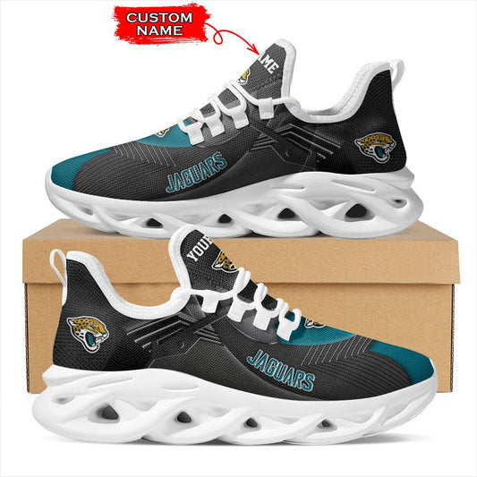Ideafootwear Jacksonville Jaguars NFL Max Soul Shoes Sneakers For Men And Women