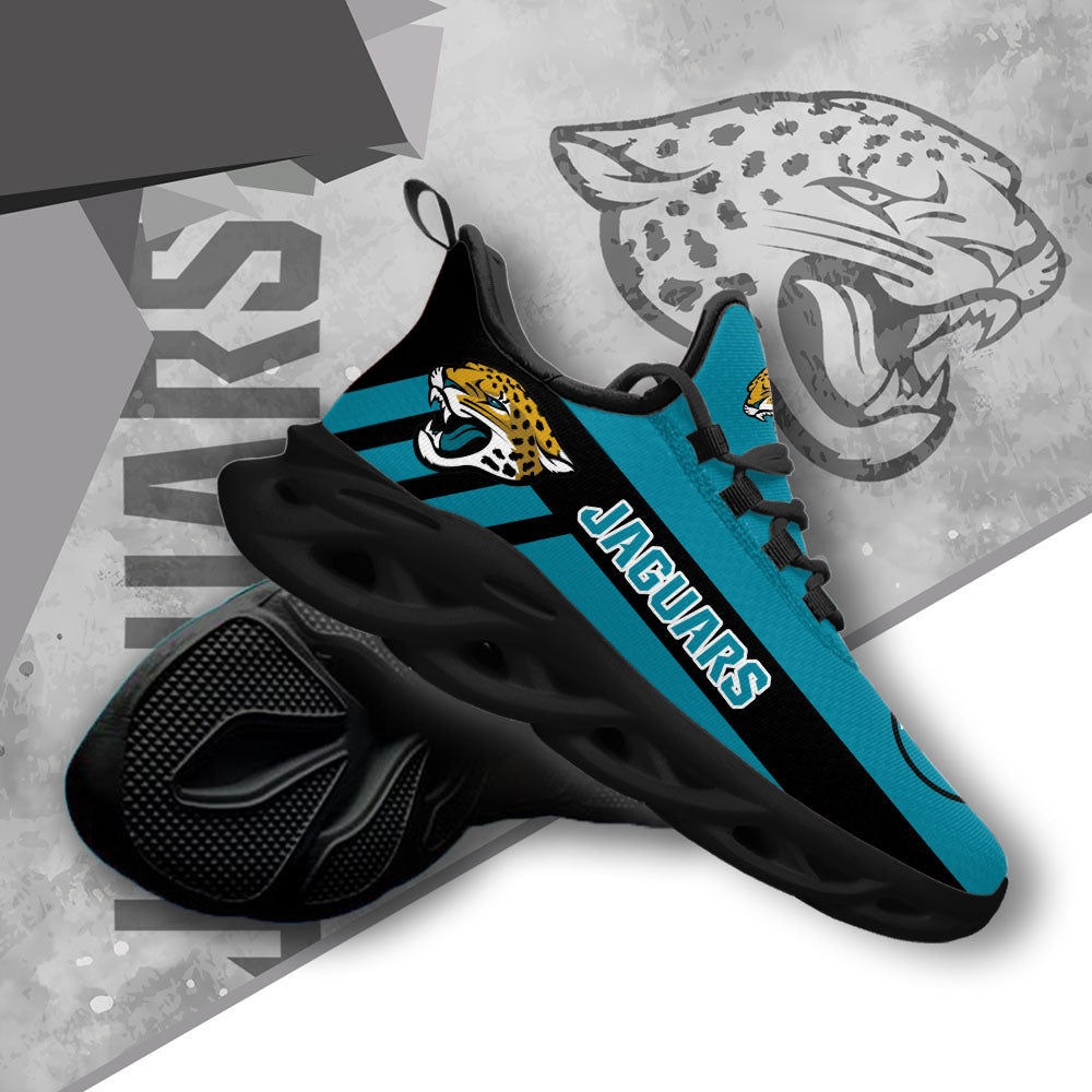 Ideafootwear Jacksonville Jaguars NFL Max Soul Shoes Sneakers For Men And Women