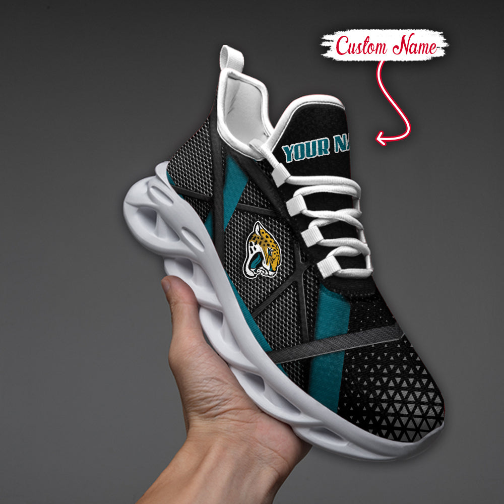 Ideafootwear Jacksonville Jaguars NFL Max Soul Shoes Sneakers For Men And Women