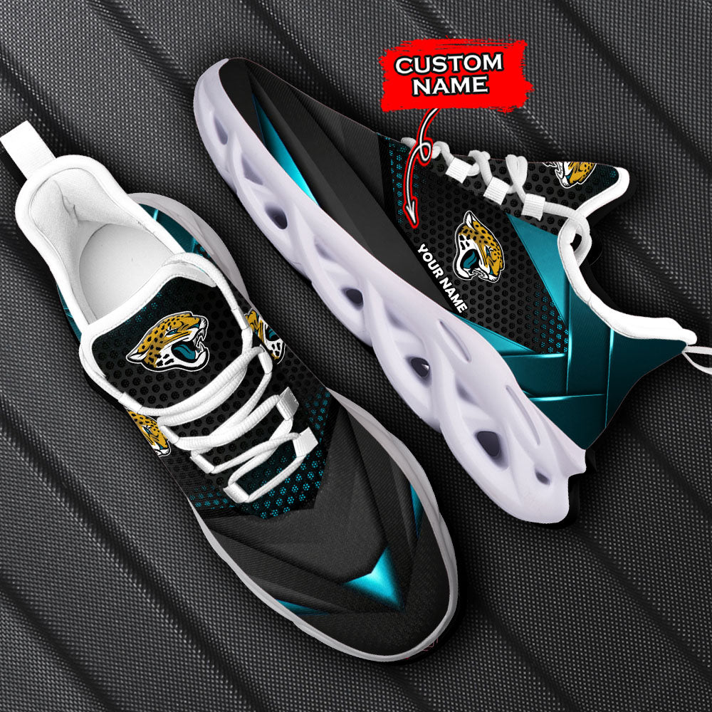 Ideafootwear Jacksonville Jaguars NFL Max Soul Shoes Sneakers For Men And Women