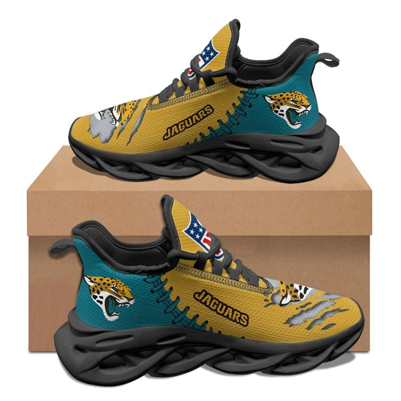 Ideafootwear Jacksonville Jaguars NFL Max Soul Shoes Sneakers For Men And Women