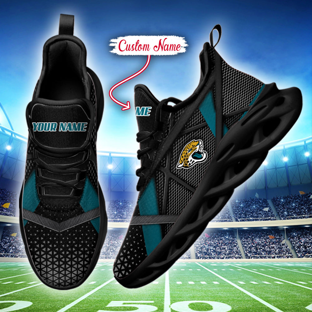 Ideafootwear Jacksonville Jaguars NFL Max Soul Shoes Sneakers For Men And Women