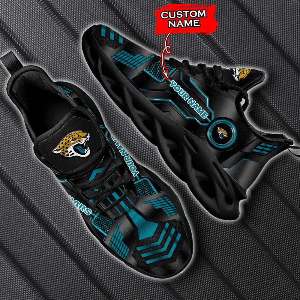Ideafootwear Jacksonville Jaguars NFL Max Soul Shoes Sneakers For Men And Women