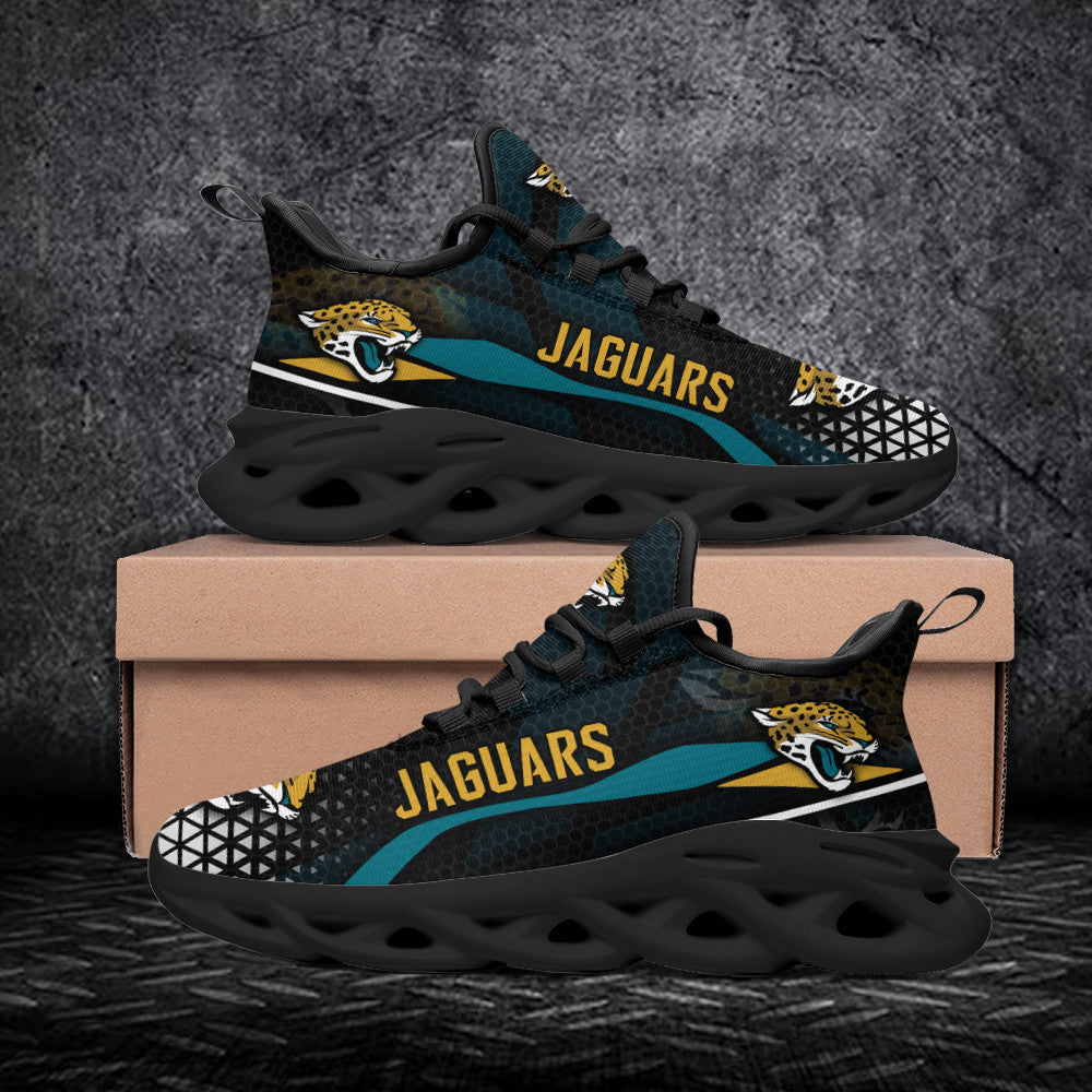 Ideafootwear Jacksonville Jaguars NFL Max Soul Shoes Sneakers For Men And Women