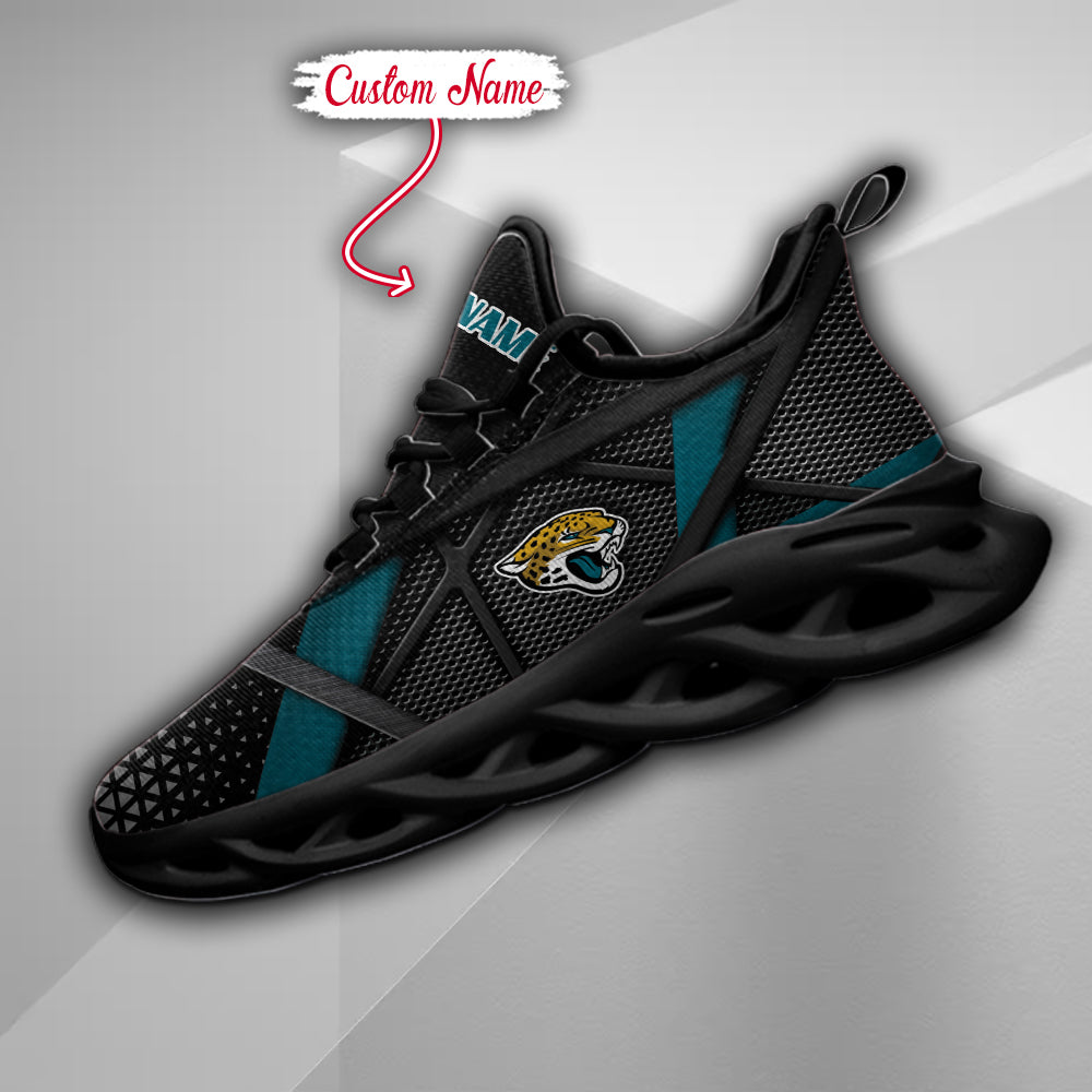 Ideafootwear Jacksonville Jaguars NFL Max Soul Shoes Sneakers For Men And Women
