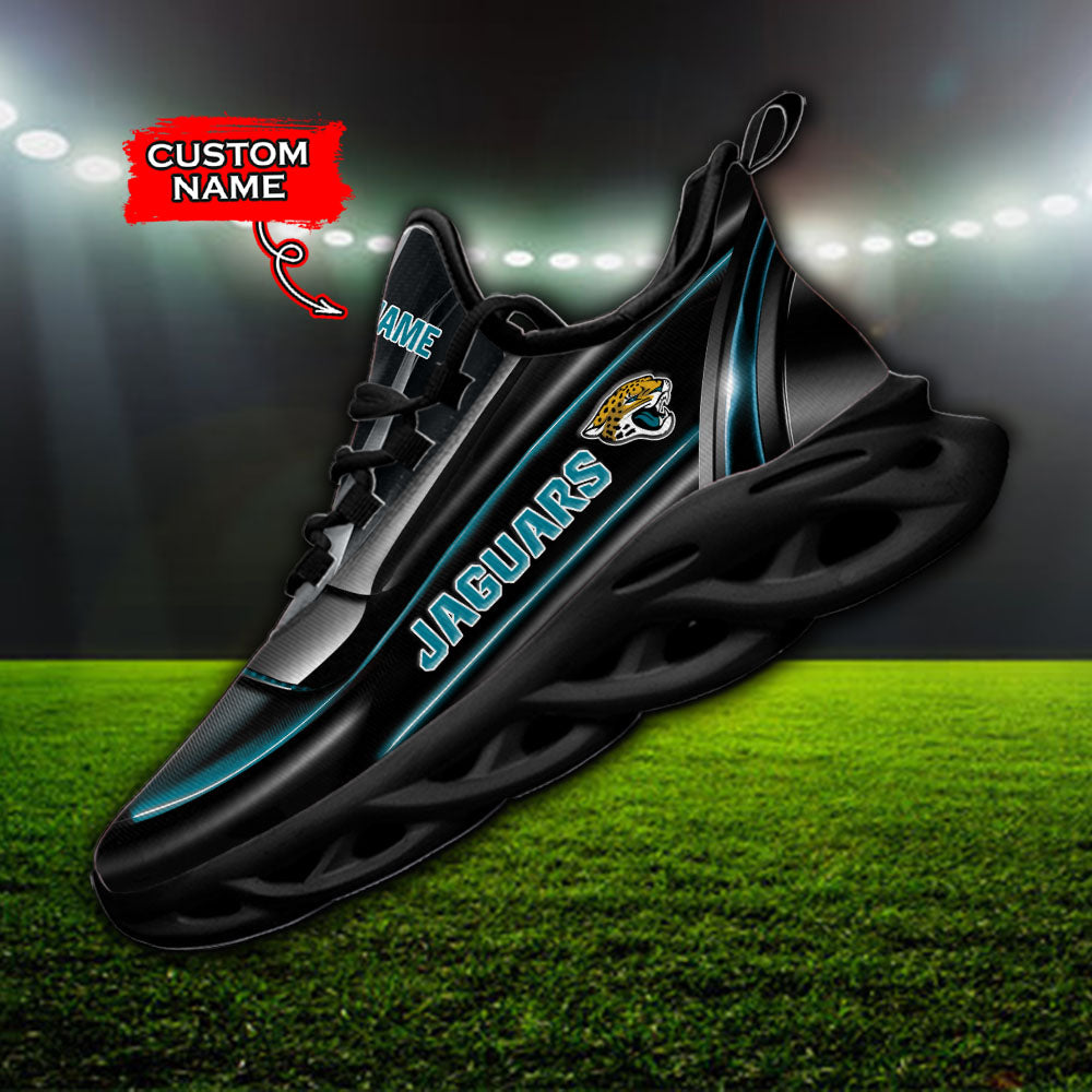 Ideafootwear Jacksonville Jaguars NFL Max Soul Shoes Sneakers For Men And Women