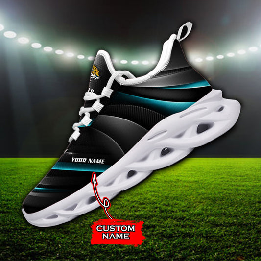 Ideafootwear Jacksonville Jaguars NFL Max Soul Shoes Sneakers For Men And Women