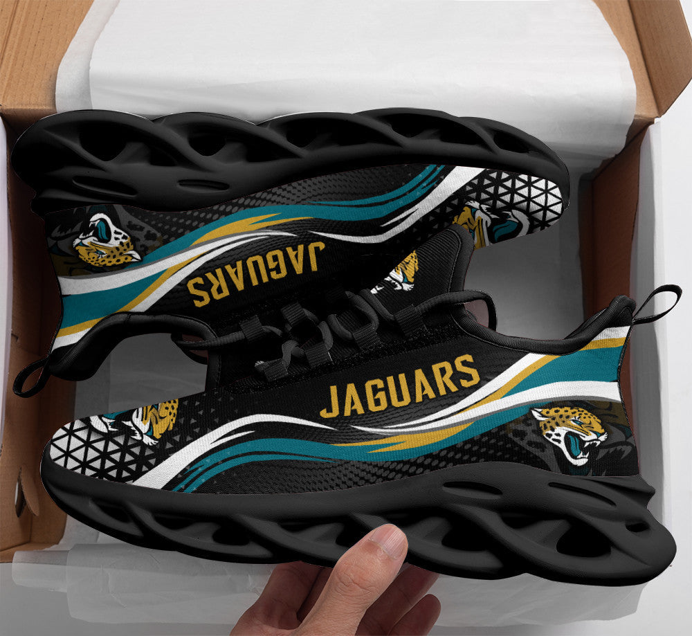 Ideafootwear Jacksonville Jaguars NFL Max Soul Shoes Sneakers For Men And Women