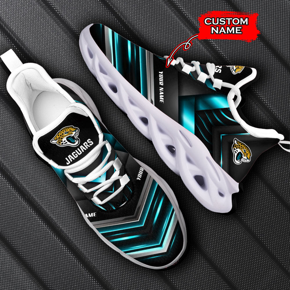 Ideafootwear Jacksonville Jaguars NFL Max Soul Shoes Sneakers For Men And Women